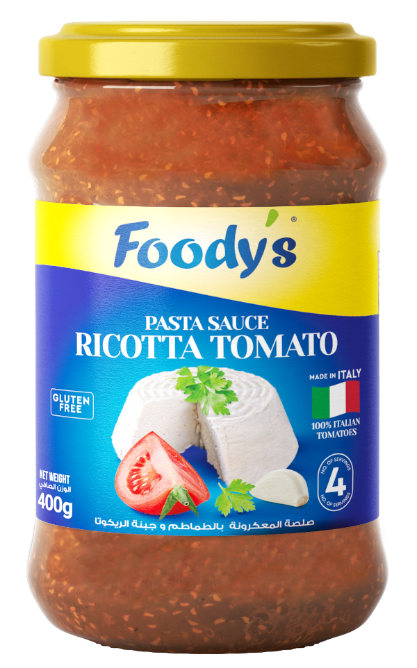 Foodys Ricotta Tomato Pasta Sauce 400g